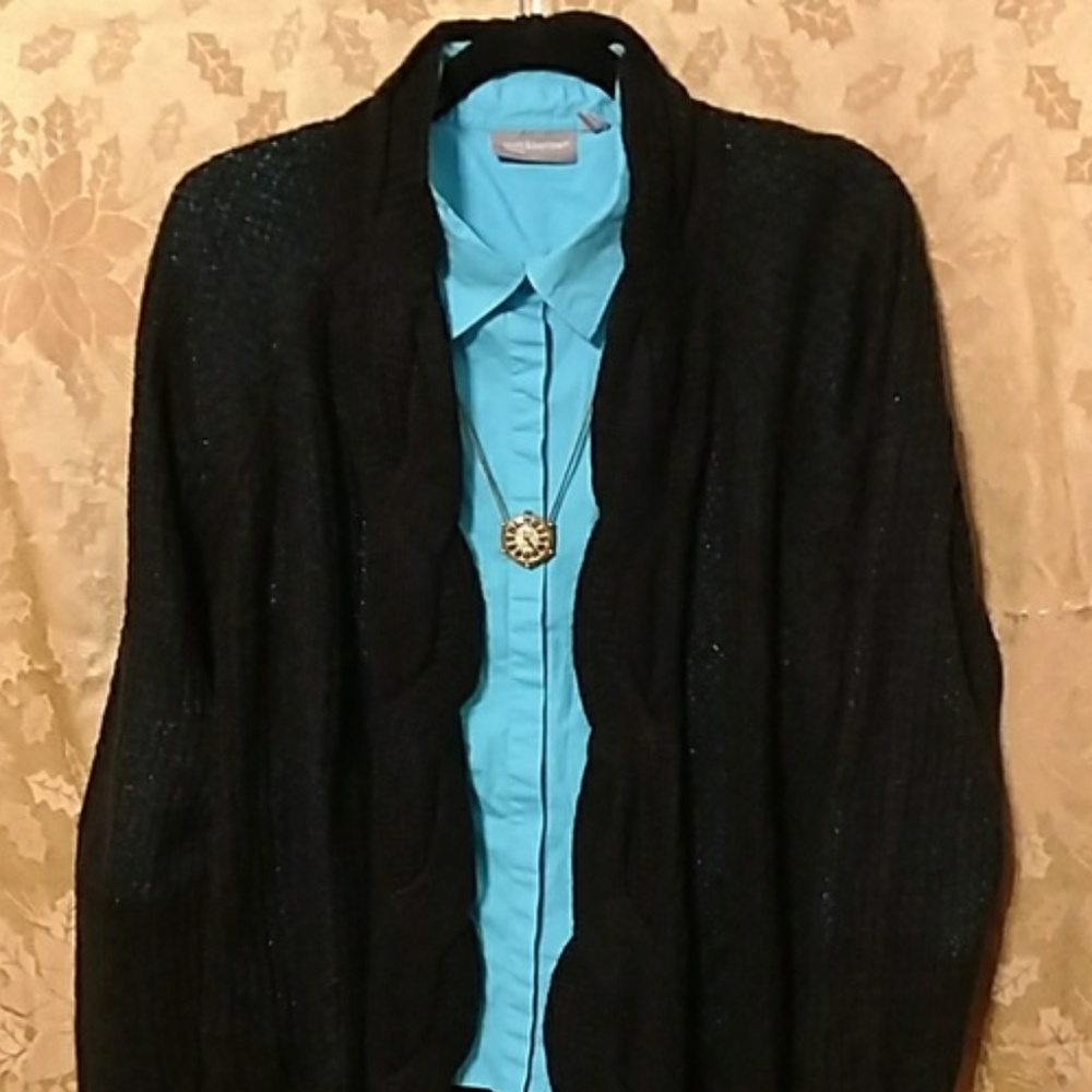 Gorgeous Aqua Blue Croft & Barrow Shirt - Picture 4 of 4